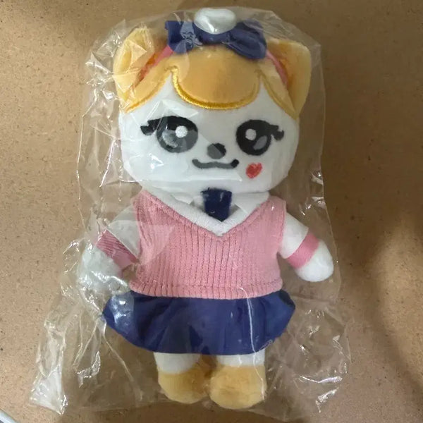 [BUNJANG] IVE MiniBrr School Plush Keyring Wonyoung / 미개봉 아이브 미니브 스쿨 플러시 키링 치즈 리즈
