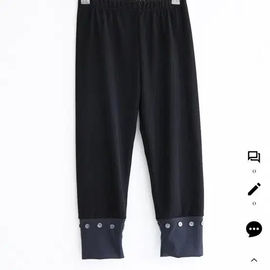 [BUNJANG] Mori Girl Button Layered Leggings / 히피디피 레깅스 레이어드 단추 모리걸