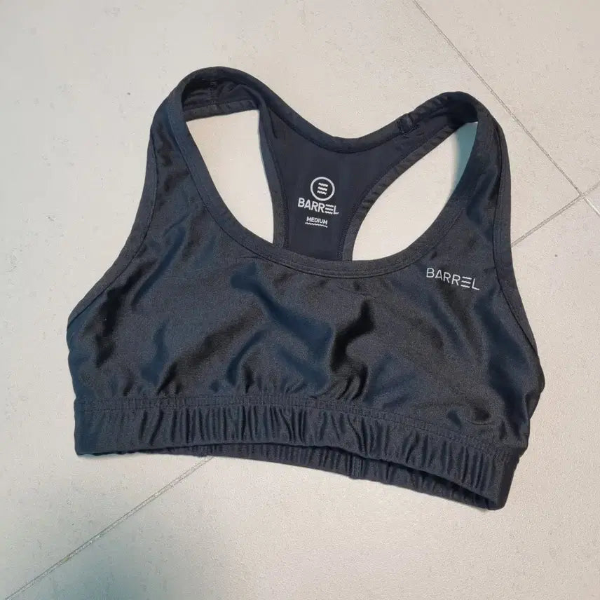 [BUNJANG] Barrel Sports Sports Bra Top Black M / 배럴 스포츠 브라탑 블랙 M