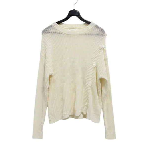 [BUNJANG] Banyan Tree Button Round Neck Knit / 여성F/ 반얀 트리 버튼 라운드넥 니트 빈티지킹