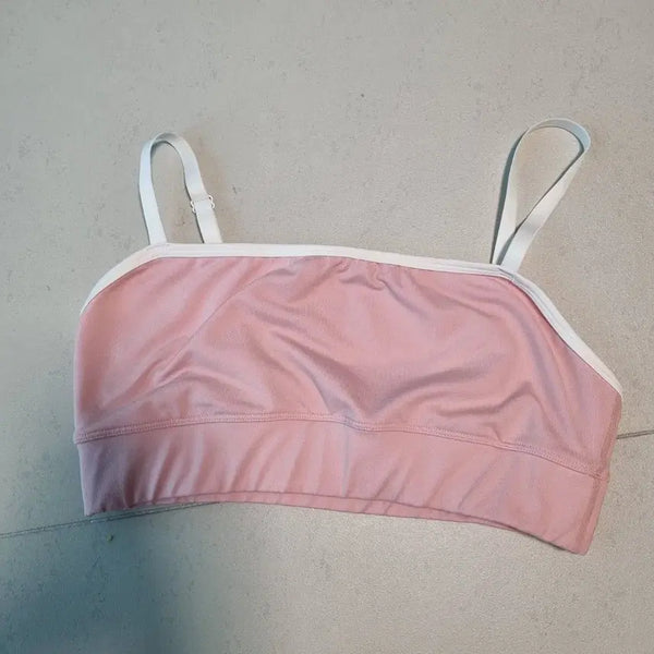 [BUNJANG] Xexymix Pink Cropped Bralette XL / 젝시믹스 핑크 크롭탑 브라렛 XL