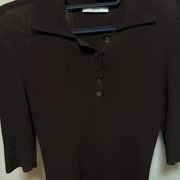 [BUNJANG] Arto Collar Ribbed Knit Sweater / 아르토 카라 니트 collar ribbed knit