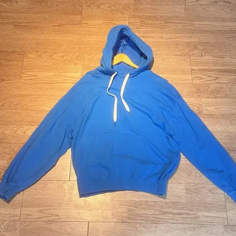 [BUNJANG] PERSTEP Camo Hoodie Turkey Blue L / 퍼스텝 캄 후드 터키블루 L
