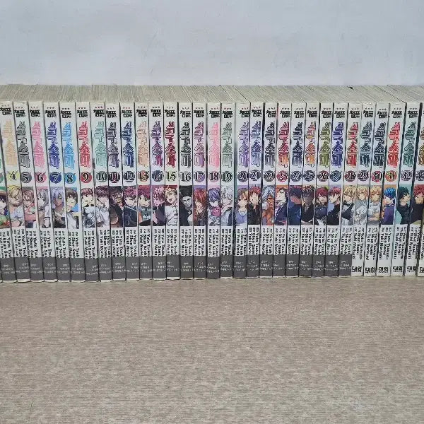 [BUNJANG] Food Wars!: Shokugeki no Soma Complete Box Set (Volumes 1-36) / 식극의소마 (1~36 완결) / 중급