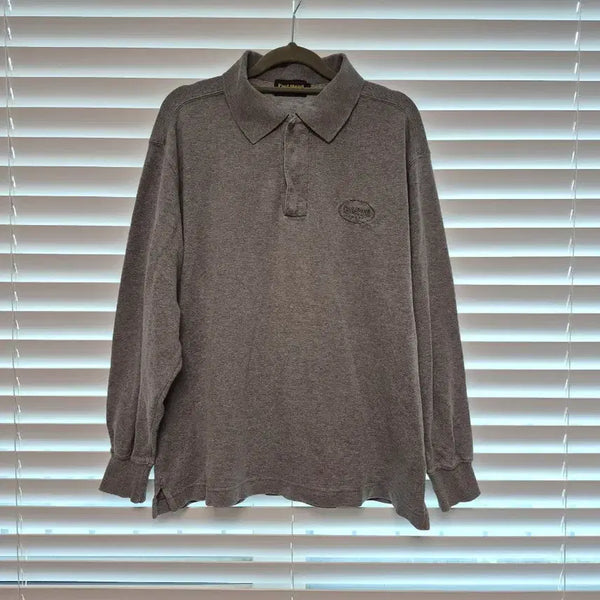 [BUNJANG] Paul Stuart Sport Gray Long Sleeve Polo Shirt XL-XXL / [폴스튜어트 스포츠]긴팔 카라티 판매(색상: 그레이/사이즈: XL~XXL