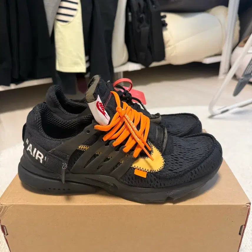 [BUNJANG] Nike Off-White Air presto Black 280 / 나이키 오프화이트 에어프레스토 블랙 280