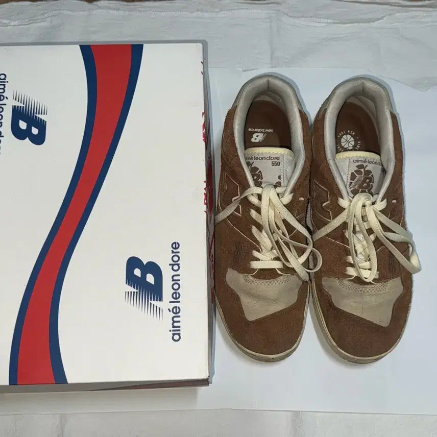 [BUNJANG] New Balance x Aimé Leon Dore 550 True Brown Sneakers / 뉴발란스 x 에메 레온 도르 550 트루 브라운