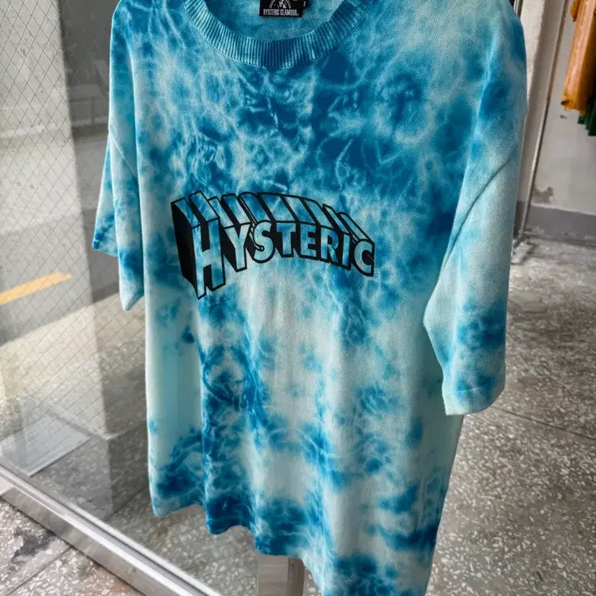 [BUNJANG] Hysteric Glamour Tie-Dye Logo T-Shirt / HYSTERIC GLAMOUR Tie-Dye Logo T-Shirt