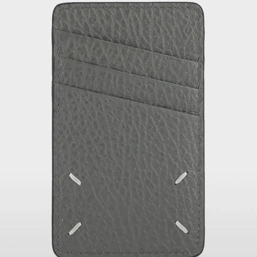 [BUNJANG] Maison Margiela Calendar Logo Vertical Card Holder Grey / 메종 마르지엘라 캘린더 로고 버티컬 카드 홀더 그레이