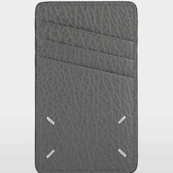 [BUNJANG] Maison Margiela Calendar Logo Vertical Card Holder Grey / 메종 마르지엘라 캘린더 로고 버티컬 카드 홀더 그레이