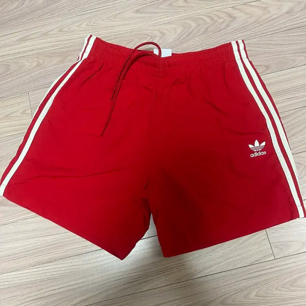 [BUNJANG] Adidas Red Shorts L / 아디다스 숏팬츠 레드 반바지 L사이즈