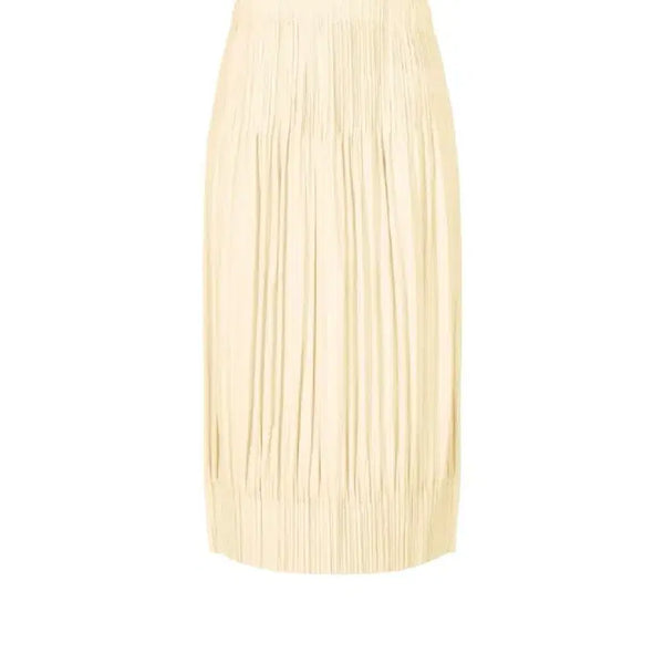 [BUNJANG] Pleats Please Issey Miyake O-paque Skirt Ivory Size 3 / 플리츠플리즈 이세이미야케 오파크 스커트 아이보리 3사이즈