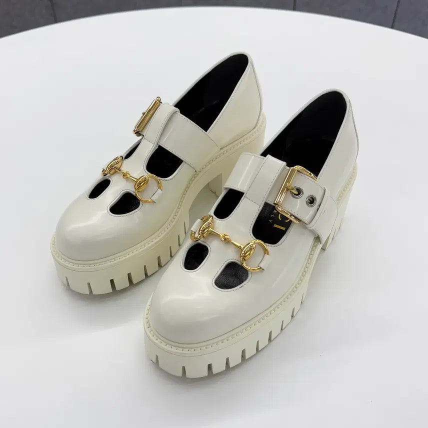 [BUNJANG] Gucci Horsebit Loafers Ivory Size 36.5 / [ 정품 ] 구찌 홀스빗 로퍼 구두 36.5size