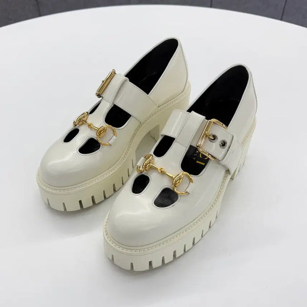 [BUNJANG] Gucci Horsebit Loafers Ivory Size 36.5 / [ 정품 ] 구찌 홀스빗 로퍼 구두 36.5size