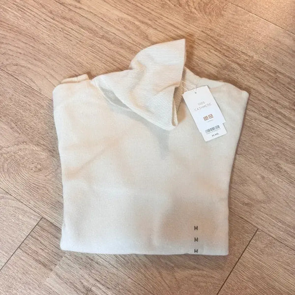 [BUNJANG] Uniqlo Cashmere Turtleneck Knit M / 유니클로 캐시미어 터틀넥 니트 M