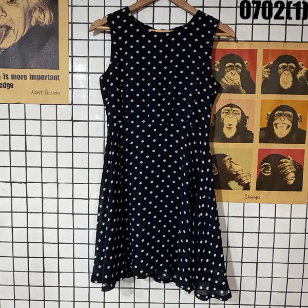 [BUNJANG] Roem Polka Dot Midi Dress S / Roem 땡땡이 원피스 S