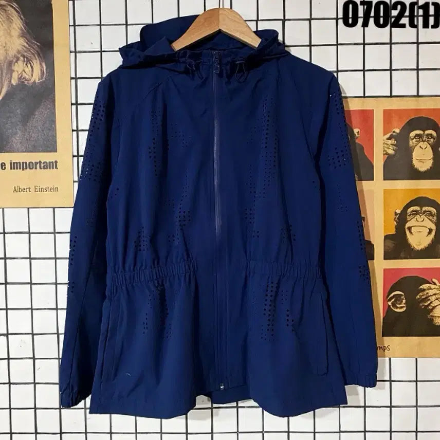 [BUNJANG] LBLSPORT Hooded Windbreaker Jacket Navy M / LBLSPORT 바람막이 후드 자켓 네이비 M