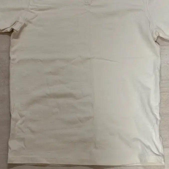 [BUNJANG] ETHOS Basic Half T-Shirt Ivory / ETHOS 에토스 베이직 하프 티 반팔티셔츠 아이보리