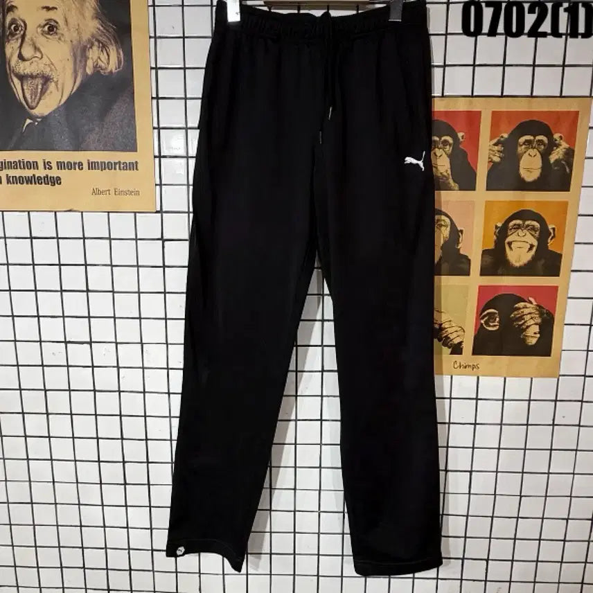 [BUNJANG] Puma Training Pants Black L / 푸마 트레이닝 바지 블랙 L