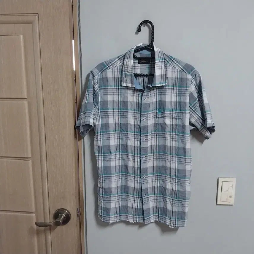 [BUNJANG] Jack Nicklaus Men's Linen Short Sleeve Shirt Size 95 / 잭니클라우스 남성95 린넨 반팔