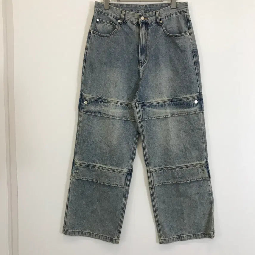 [BUNJANG] In Tempo Mood Side Strap Denim Pants L / 인템포무드 사이드 스트랩 데님팬츠 [L]