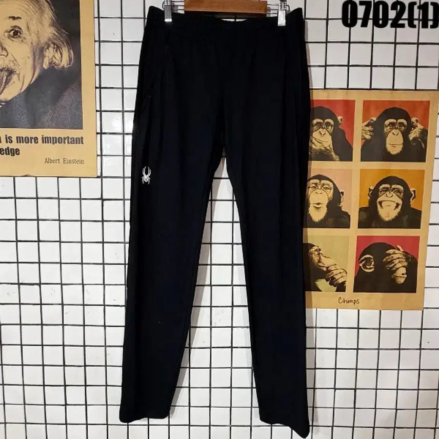 [BUNJANG] Spider Training Pants Black Size S / 스파이더 트레이닝 바지 블랙 S