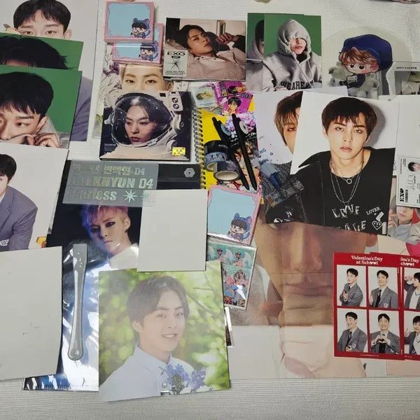 [BUNJANG] EXO Chenbaekxi Goods Bundle Set (Unsealed) / [반택포] 엑소 첸백시 굿즈 처분/나눔