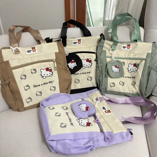 [BUNJANG] Hello Kitty Big Tote Bag with Strap / 새상품 헬로키티 빅 토트백 크로스백(+스트랩) 가방