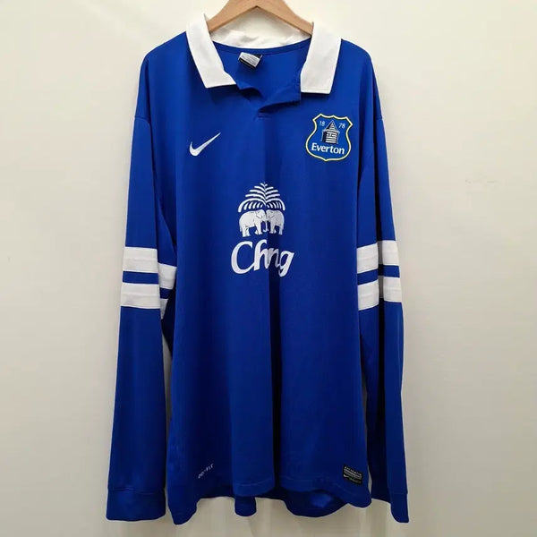 [BUNJANG] Everton 2013-14 Home Long Sleeve Shirt (Size 3XL) / 에버튼 13-14 홈 롱슬리브 셔츠