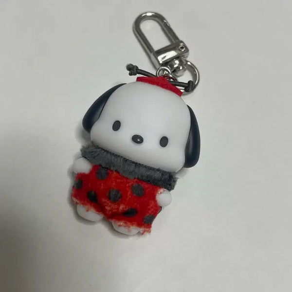 [BUNJANG] Sanrio Chibimotto Ladybug Pochacco Charm / 산리오 치비모토 곤충 무당벌레 포차코