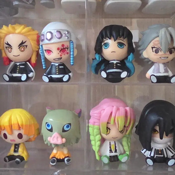 [BUNJANG] Demon Slayer Mini Figure Set (8 Types) / 귀멸의 칼날 미니 피규어 8종 세트