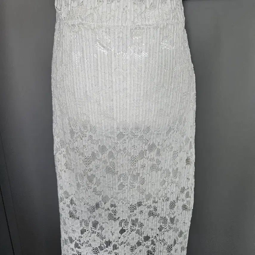 [BUNJANG] White Lace Skirt / 화이트 레이스 스커트