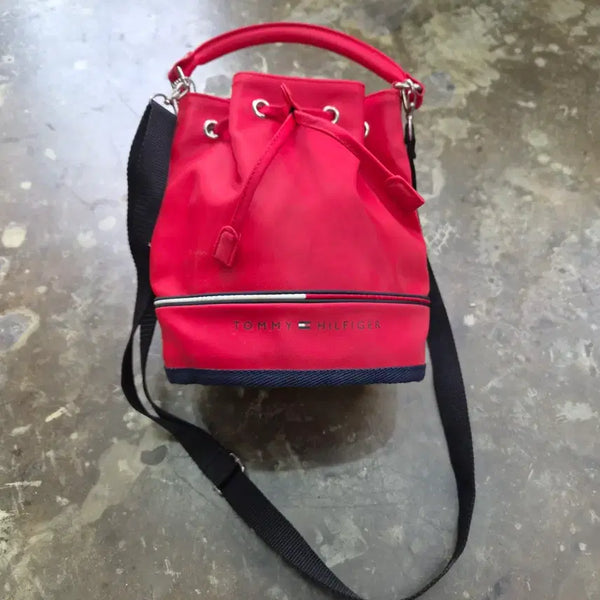 [BUNJANG] Tommy Hilfiger Drawstring Crossbody Bag / 타미힐피거 복조리 가방 크로스백