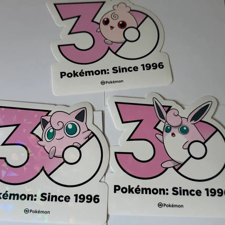 [BUNJANG] Pokemon 30th Anniversary Sticker (Hoppip) / 포켓몬스터 30주년 스티커 판매 교환 푸푸린 푸린 푸크린
