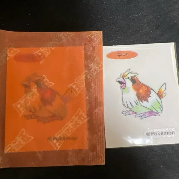 [BUNJANG] Pokemon 30th Anniversary Gu-gu (Pidgey) Figure Sticker / 포켓몬스터 구구 30주년 띠부씰