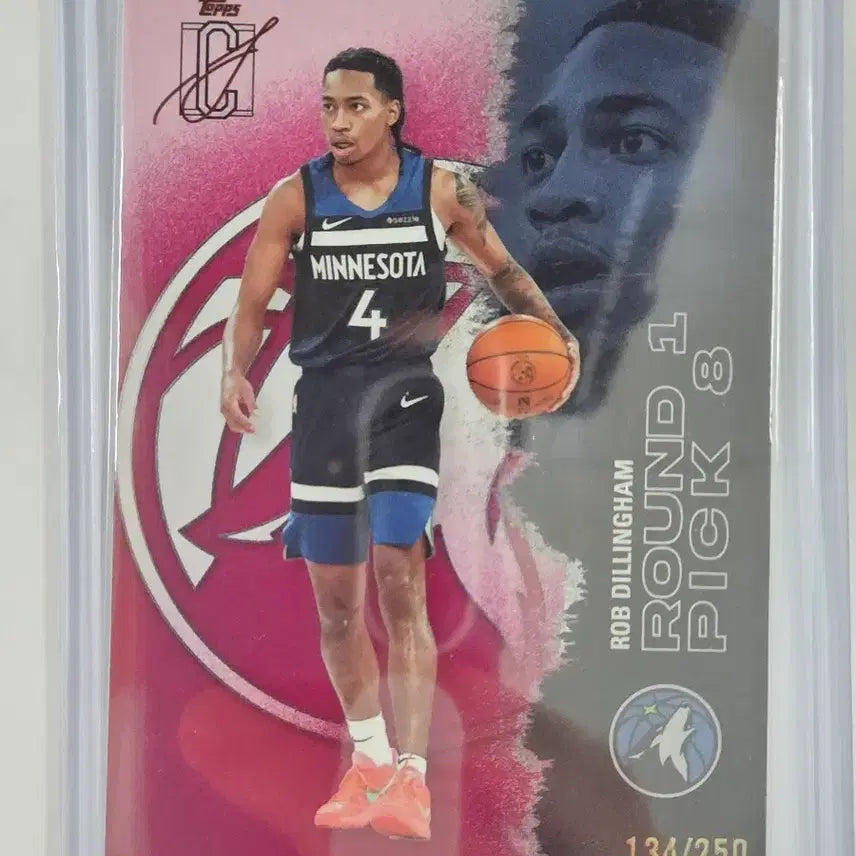 [BUNJANG] 2025-26 Topps Signature Class NBA Rob Dillingham Magenta Card / 2025-26 탑스 시그니처 클래스 NBA 롭 딜링햄 (마젠타)