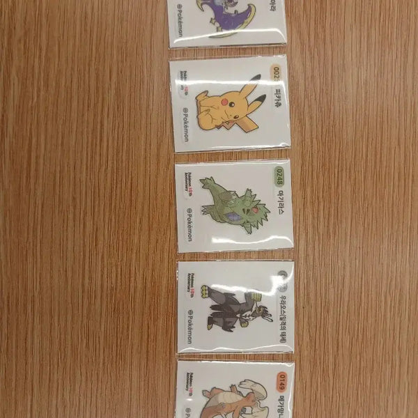 [BUNJANG] Pokemon Bread Stickers Bundle Set / 포켓몬 띠부씰