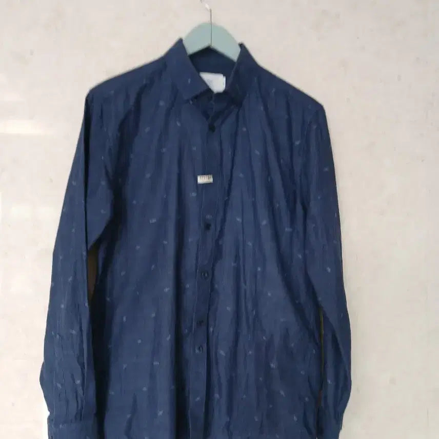[BUNJANG] KOLON SERIES "Boaz Weinstein" Pattern Cotton Shirt for Men / 코오롱 시리즈 보아즈 웨인스타인 패턴 셔츠 남성