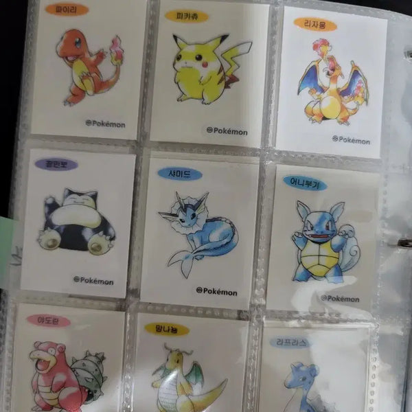 [BUNJANG] Pokemon 30th Anniversary Artwork Standard Sticker Set / 포켓몬 30주년 아트워크 일반 띠부씰 교환