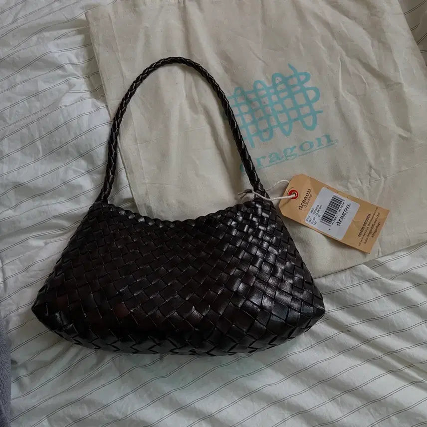 [BUNJANG] Dragon Diffusion Rosanna Dark Brown Bag with Samolla Inner Bag / 드래곤 디퓨전 로잔나 다크브라운 + 사몰가 이너백
