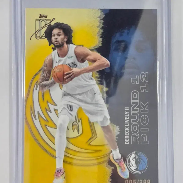 [BUNJANG] 2025-26 Topps Signature Class NBA Derrick Lively II Yellow (Limited to 399) / 2025-26 탑스 시그니처 클래스 NBA 데릭 라이블리 II (옐로우)