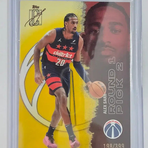 [BUNJANG] 2025-26 Topps Signature Series Class NBA Alex Sarr (Yellow) Trading Card / 2025-26 탑스 시그니처 클래스 NBA 알렉스 사르 (옐로우)
