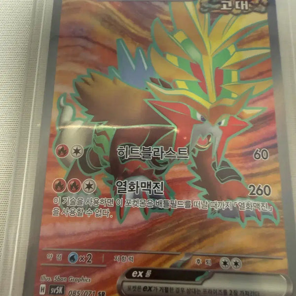[BUNJANG] Pokemon Card: Fiery Crush SR (SS Grade) / 포켓몬카드_꿰뚫는화염 SR (SS급)