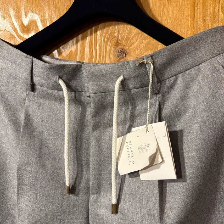 [BUNJANG] Brunello Cucinelli Virgin Wool Drawing Slacks / 브루넬로 쿠치넬리 드로잉 슬랙스
