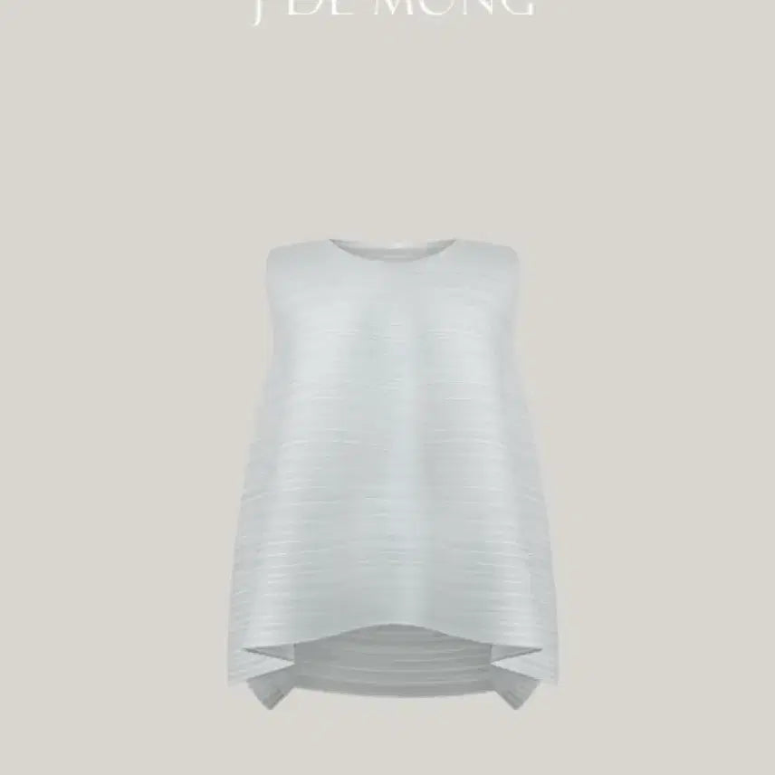 [BUNJANG] Jade Mong Glow Volume Sleeveless Top Silver / (새상품) 제이드몽 글로우 볼륨 나시탑 실버