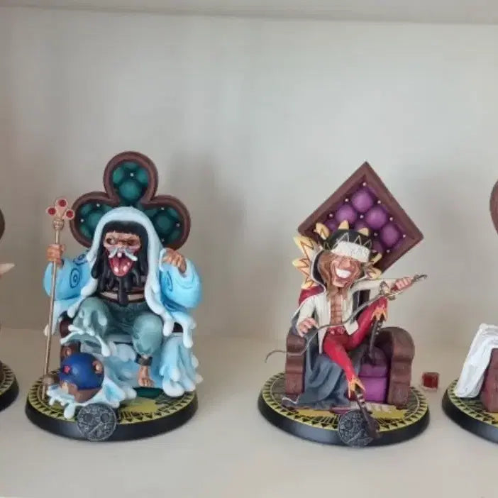 [BUNJANG] Doflamingo Family Resin Bundle Set (4 Types) / 도플라밍고 패밀리 레진 일괄 4종 좌상