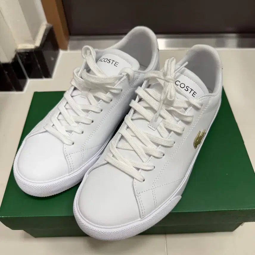 [BUNJANG] Lacoste Sneakers White / 라코스테 스니커즈