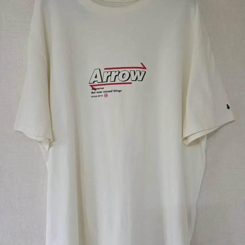 [BUNJANG] Ader Error Short Sleeve T-Shirt Ivory / 아더에러 반팔 티셔츠 아이보리