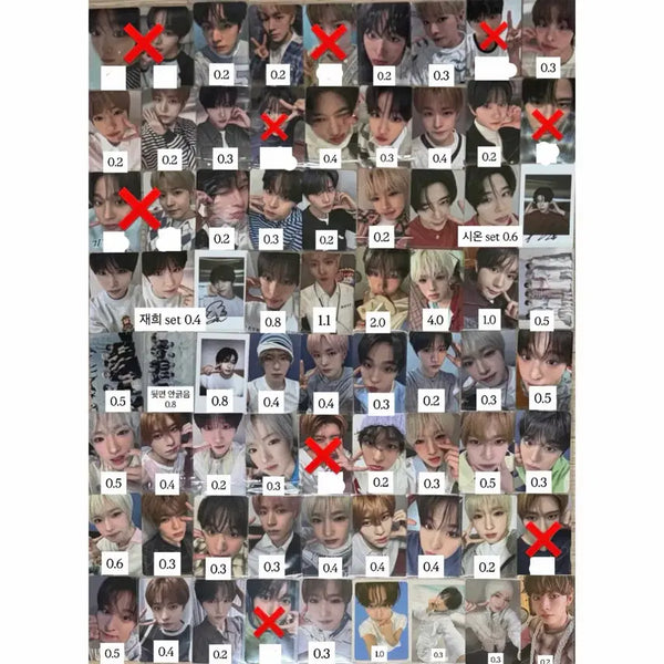 [BUNJANG] NCT WISH Pop-up Store 'With YOU-th' O.O.O Photocard Split Set / 엔시티위시팝팝컬러오드투러브위드뮤시온리쿠유우시재희료사쿠야포카분철돌팝업