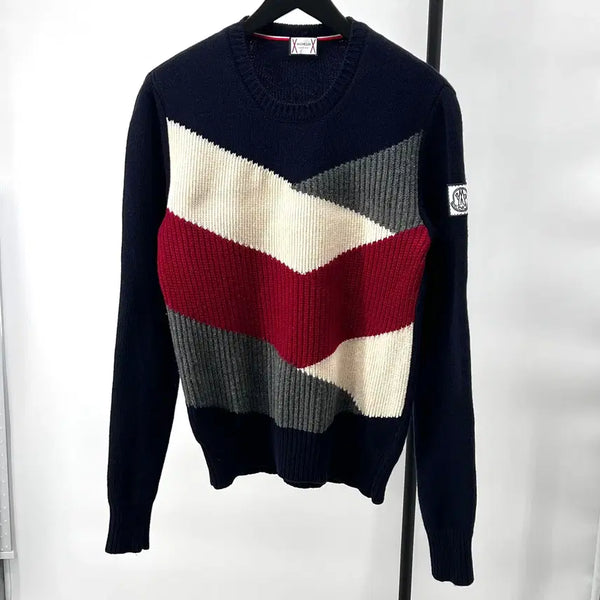 [BUNJANG] Moncler Gamme Bleu Round Neck Knit Sweater (M) / [M사이즈] 몽클레어 감마블루 긴팔 니트 스웨터